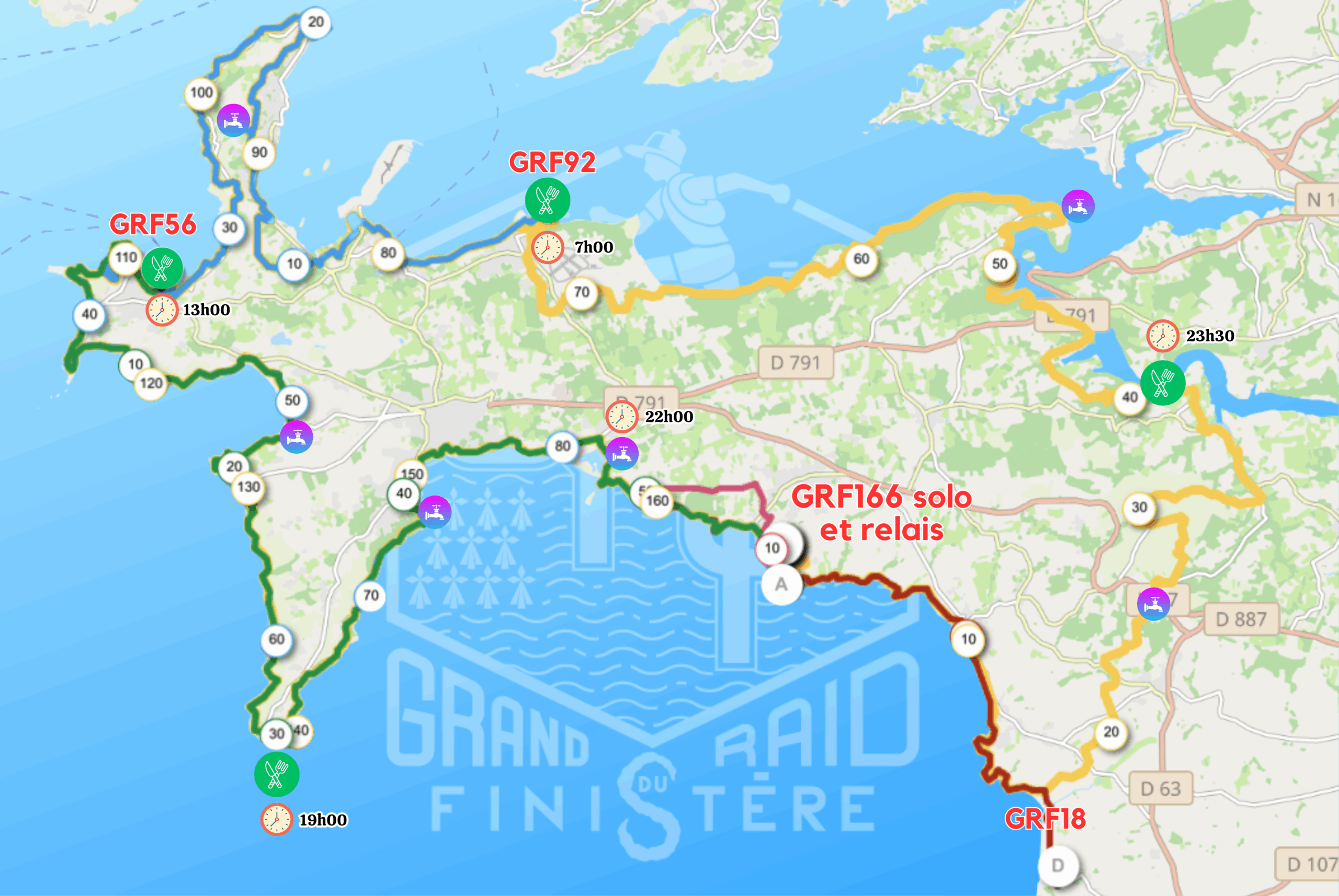 Les parcours du GRF2025